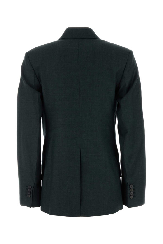 Bottle green wool blazer VICTORIA BECKHAM (1426WJK007911A)