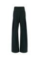 Bottle green wool Ethel palazzo pant VICTORIA BECKHAM (1426WTR007113B)