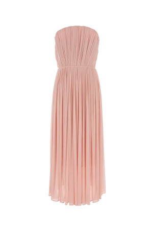 Pink stretch viscose long dress Pink MAGDA BUTRYM (189726)