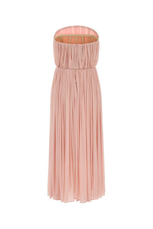 Pink stretch viscose long dress Pink MAGDA BUTRYM (189726)
