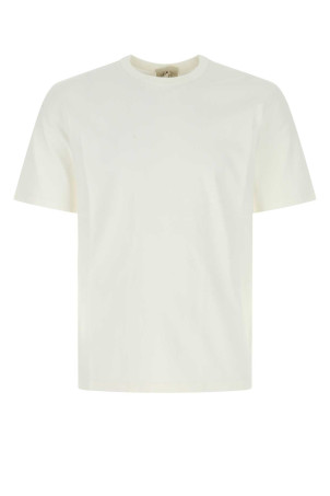 White cotton t-shirt Black TEN C (22CTCUH02194A06460)