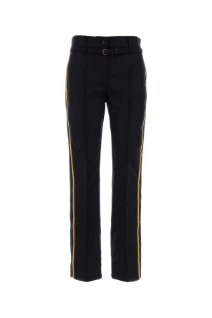 Midnight blue wool Persy pant Blue DRIES VAN NOTEN (2620109284193)