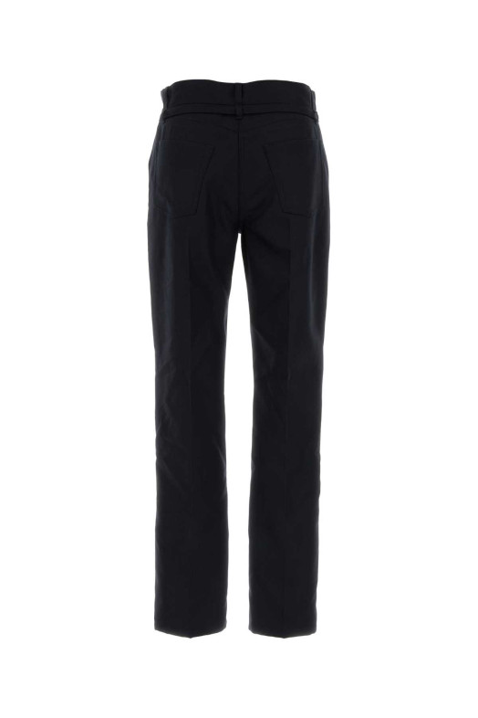 Midnight blue wool Persy pant Blue DRIES VAN NOTEN (2620109284193)