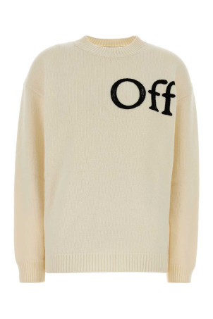 Ivory wool blend sweater OFF WHITE (2FE00533T)