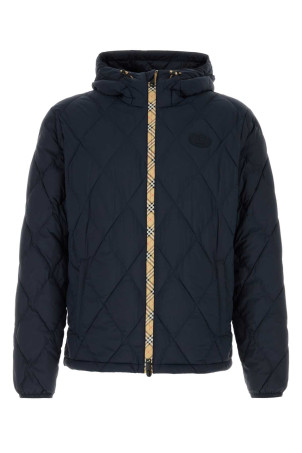 Dark blue nylon padded jacket BURBERRY (8130336)