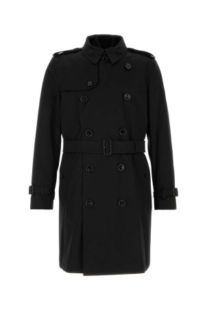 Black gabardine Kensington trench coat Black BURBERRY (8131143)