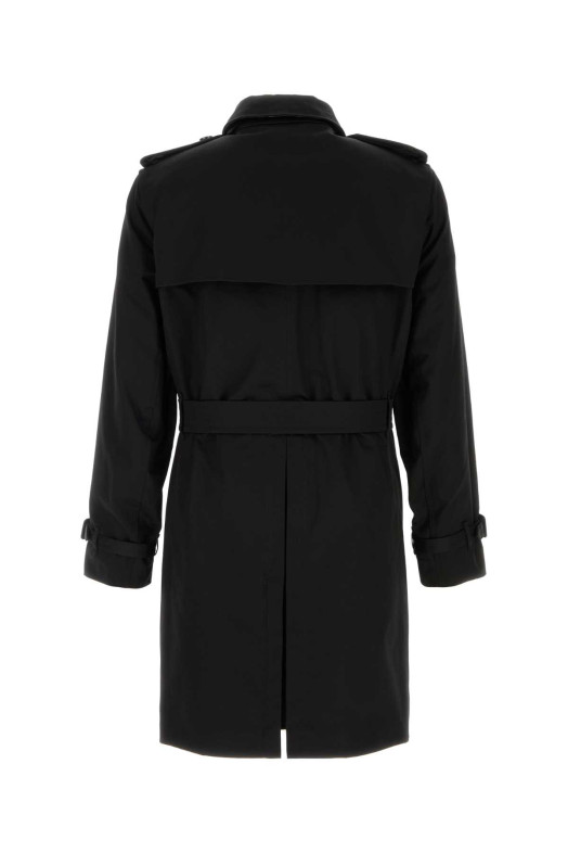 Black gabardine Kensington trench coat Black BURBERRY (8131143)