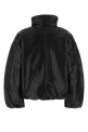 Black leather Cyrus bomber jacket ANINE BING (A0112831)