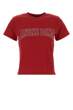 Red cotton Shelley t-shirt ANINE BING (A0812851)