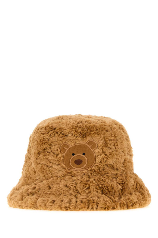 Biscuit eco fur Bartholomew Bear bucket hat Beige JELLYCAT (BARB4BHL)