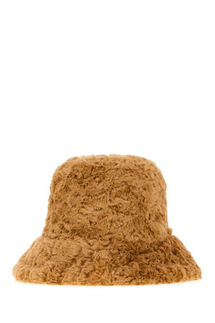 Biscuit eco fur Bartholomew Bear bucket hat Beige JELLYCAT (BARB4BHL)