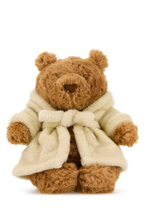 Bartholomew Bear â€˜Bathrobeâ€™ Brown JELLYCAT (BARM2BR)