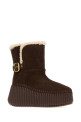 Chocolate suede Nama ankle boots CHLOE (CH26W14MTX)
