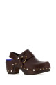 Dark brown leather Talis clogs CHLOE (CH26W21T1T)