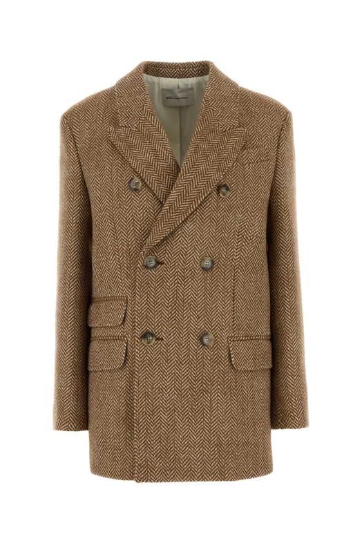 Embroidered wool blend blazer AMI (FBV776WV0214)