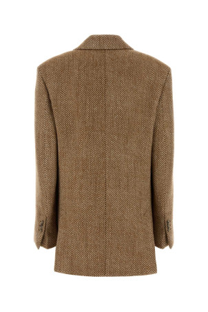 Embroidered wool blend blazer AMI (FBV776WV0214)