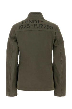 Army green drill blazer FENDI (FJ7785AME4)
