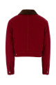 Red denim jacket AMI (FJK920DE0132)