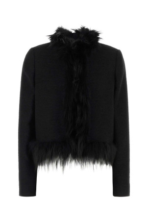 BLOUSON WO BOUCLE+FOX Black FENDI (FW5167B1HG)