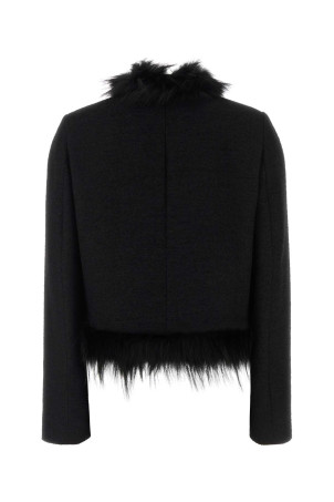 BLOUSON WO BOUCLE+FOX Black FENDI (FW5167B1HG)