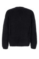 Black stretch alpaca blend sweater Black DOLCE & GABBANA (GXR00TJFMM3)
