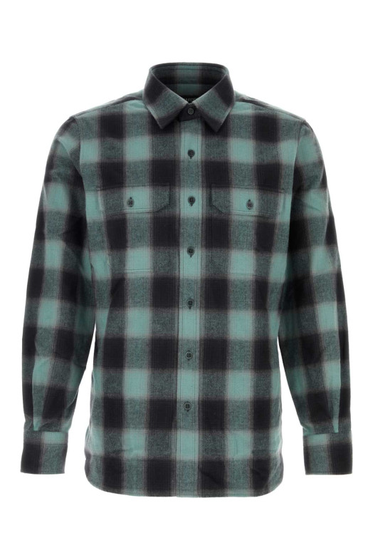Embroidered flannel shirt TOM FORD (HME001FMC344)