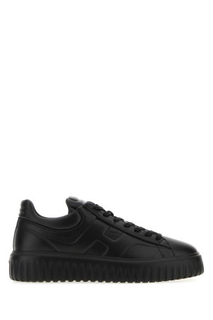 Black leather H-Stripes sneakers HOGAN (HXM6450FC60LE9)