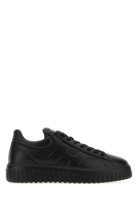 Black leather H-Stripes sneakers HOGAN (HXM6450FC60LE9)