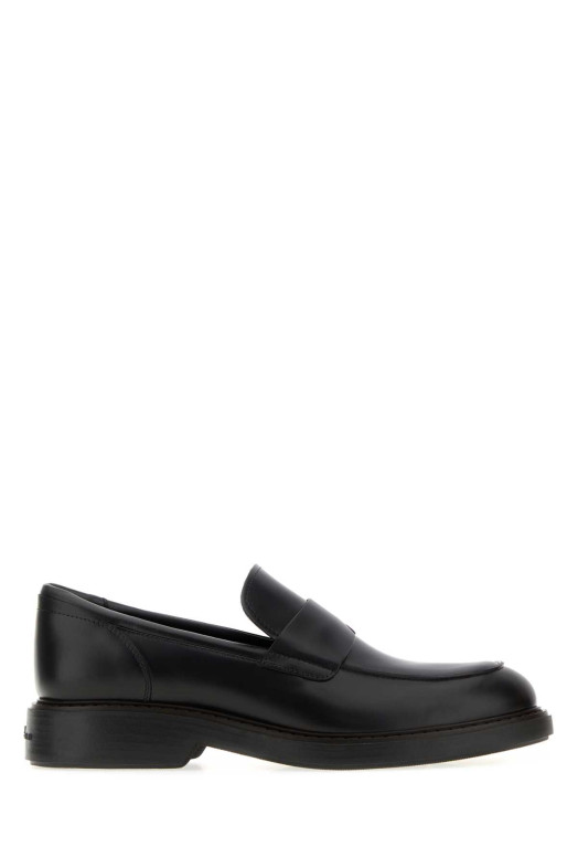 Black leather  H704 loafers BLUE HOGAN (HXM7040FZ10UWN)