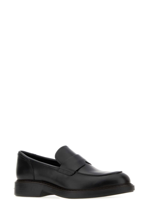 Black leather  H704 loafers BLUE HOGAN (HXM7040FZ10UWN)