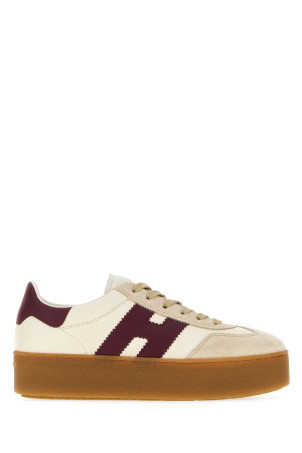 Two-tone leather and suede H698 sneakers HOGAN (HXW6980FB60UHC)