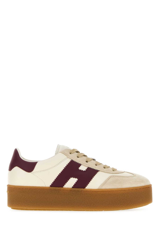 Two-tone leather and suede H698 sneakers HOGAN (HXW6980FB60UHC)