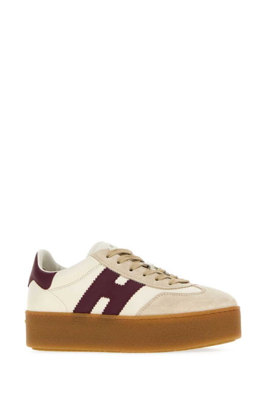 Two-tone leather and suede H698 sneakers HOGAN (HXW6980FB60UHC)