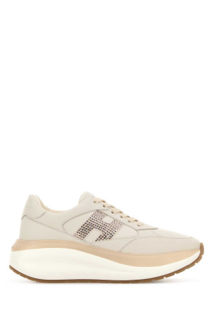 Ivory leather Maxi Active sneakers HOGAN (HXW7140GF40V93)