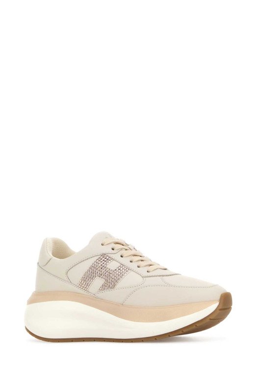 Ivory leather Maxi Active sneakers HOGAN (HXW7140GF40V93)