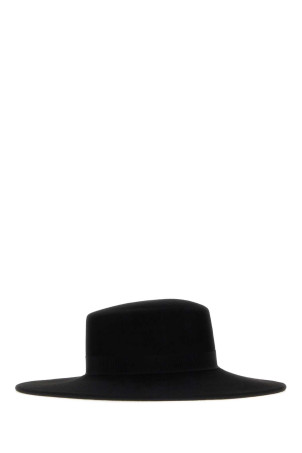 Black flannel hat Black ALANUI (LWLA034E26FAB0011010)