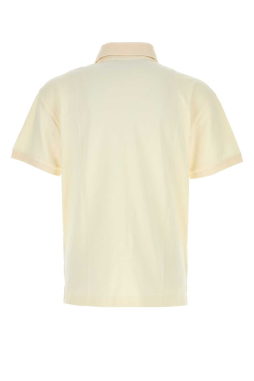 Cream piquet polo shirt PALM ANGELS (PAMGB002FB006)