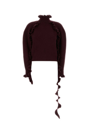 Aubergine wool sweater BLUMARINE (RF6194MAB392M725A)