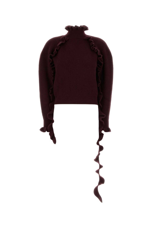Aubergine wool sweater BLUMARINE (RF6194MAB392M725A)