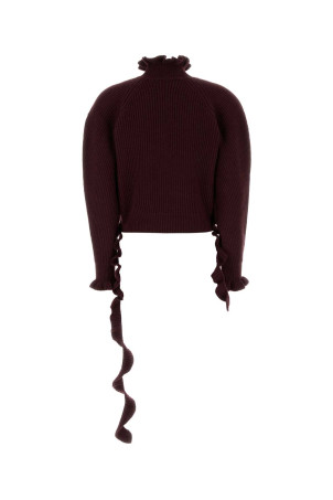 Aubergine wool sweater BLUMARINE (RF6194MAB392M725A)