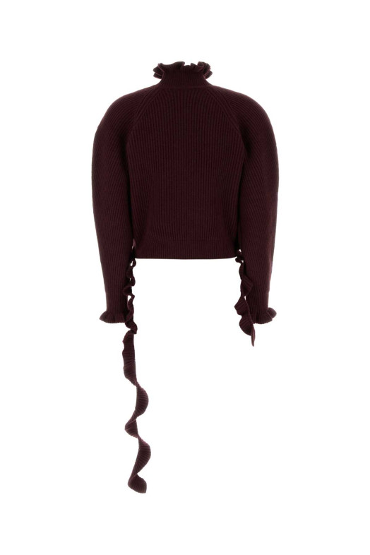 Aubergine wool sweater BLUMARINE (RF6194MAB392M725A)