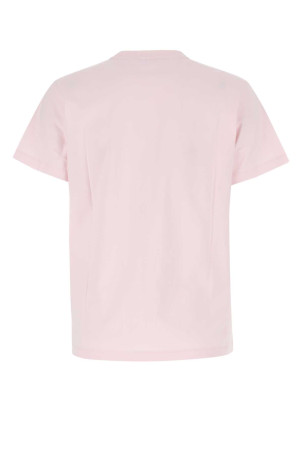 Light pink stretch lyocell t-shirt GANNI (T3357)