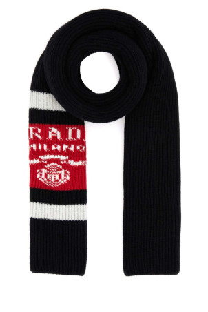 Black cashmere scarf Black PRADA (UMS418S21210QF)