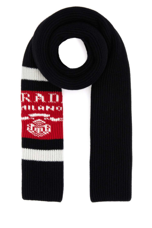 Black cashmere scarf Black PRADA (UMS418S21210QF)