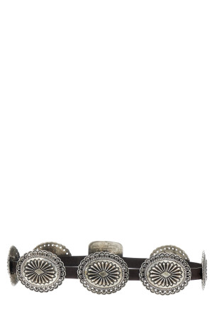Decorative buckles belt Brown