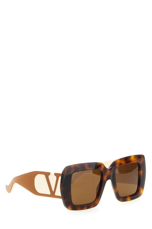 Valentino Garavani ' VLogo' sunglasses Brown