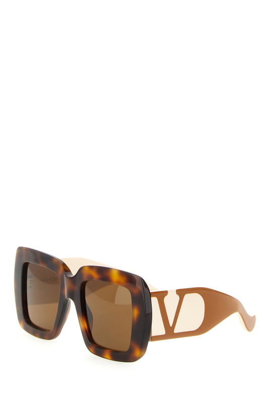 Valentino Garavani ' VLogo' sunglasses Brown