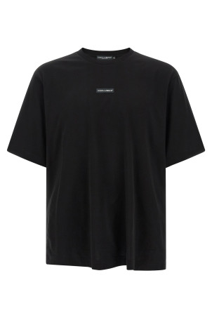 Logo patch t-shirt Black