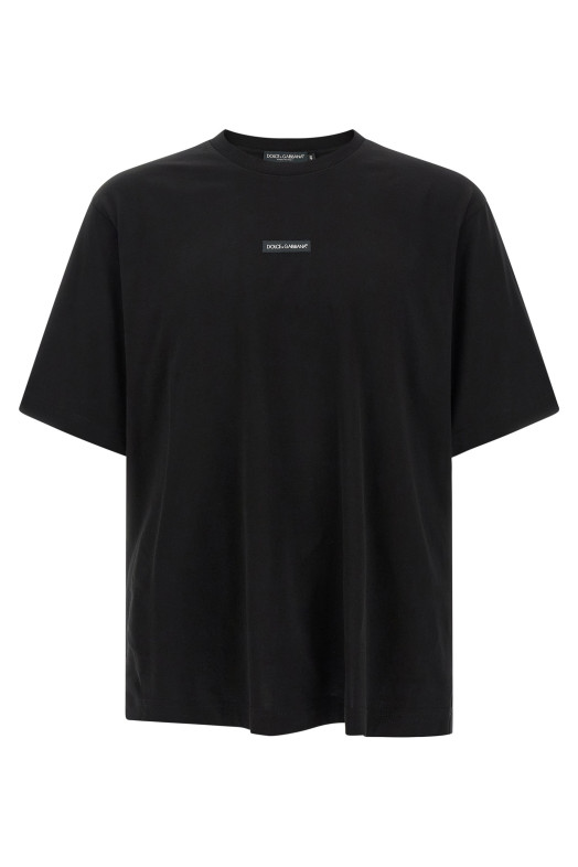 Logo patch t-shirt Black