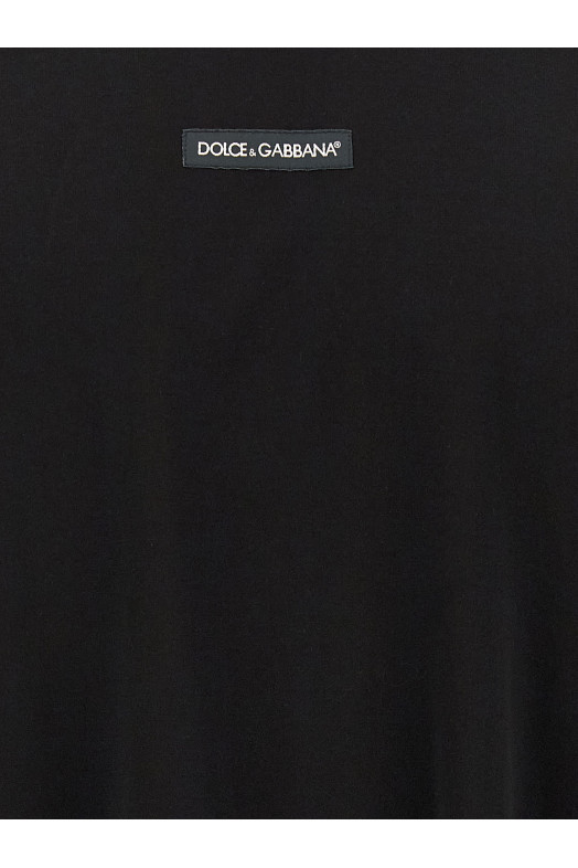 Logo patch t-shirt Black